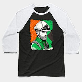 Engineer Dad St. Patrick's Day Gift For Fathers Baseball T-Shirt